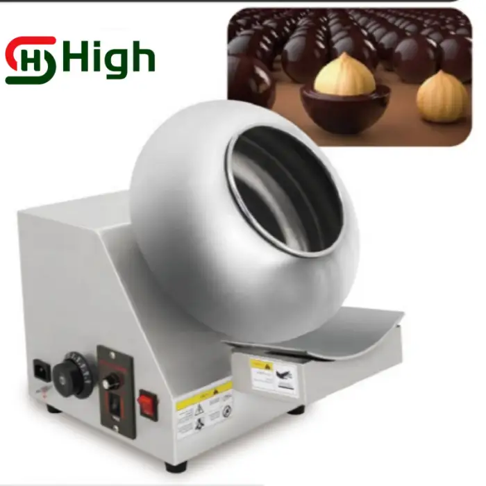 Industry Film Polishing Machine Peanut Sugar Coating Machine Chocolate Candy Rounding Machine