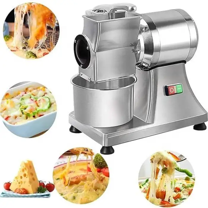 Commercial Dry Cheese Grater Bread Shredder Powder Mozzarella Cheese Making Machine