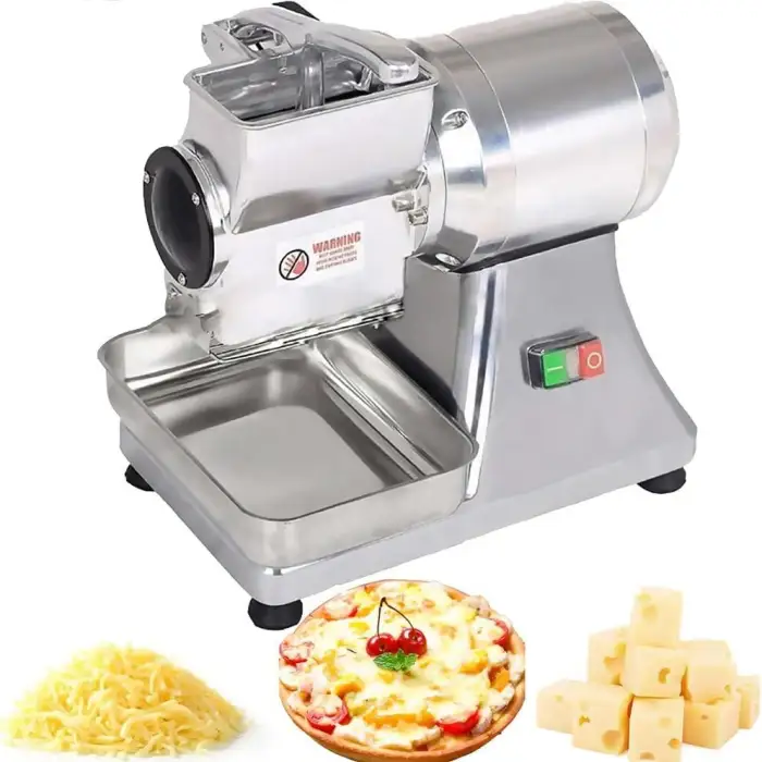 Commercial Dry Cheese Grater Bread Shredder Powder Mozzarella Cheese Making Machine