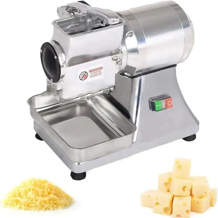 Commercial Dry Cheese Grater Bread Shredder Powder Mozzarella Cheese Making Machine