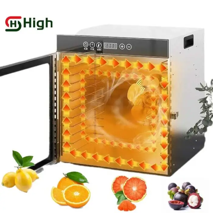 Commercial Fruit Vegetable Dryer Household Dissolved Beans Pet Snacks Small Food Dryer Dried Fruit Meat Mango Dehydrator Machine