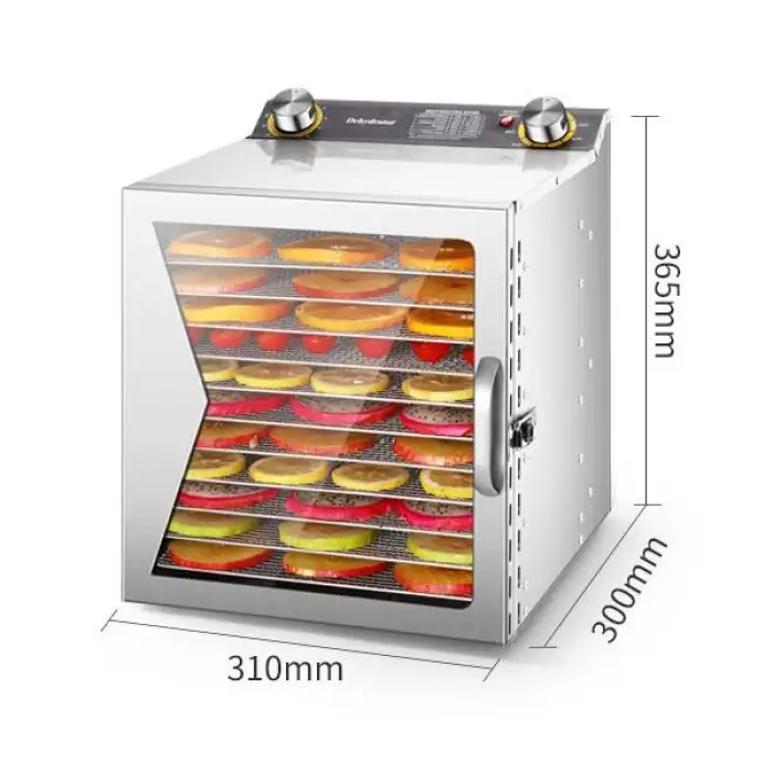 Commercial Fruit Vegetable Dryer Household Dissolved Beans Pet Snacks Small Food Dryer Dried Fruit Meat Mango Dehydrator Machine