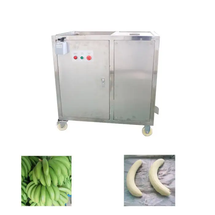 Raw Green Banana Peeler Automatic Banana Peeling Machine Equipment Raw Green Banana Skin Removing Machine