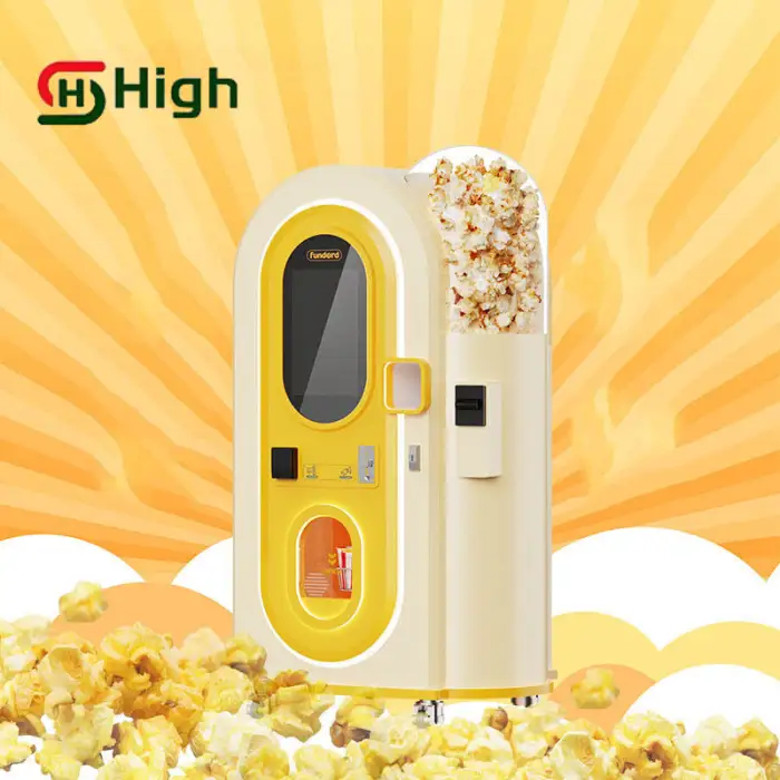 Fully Automatic Popcorn Vending Machine Coin Operated Commercial Unmanned High Quality Children Popcorn Vending Equipment