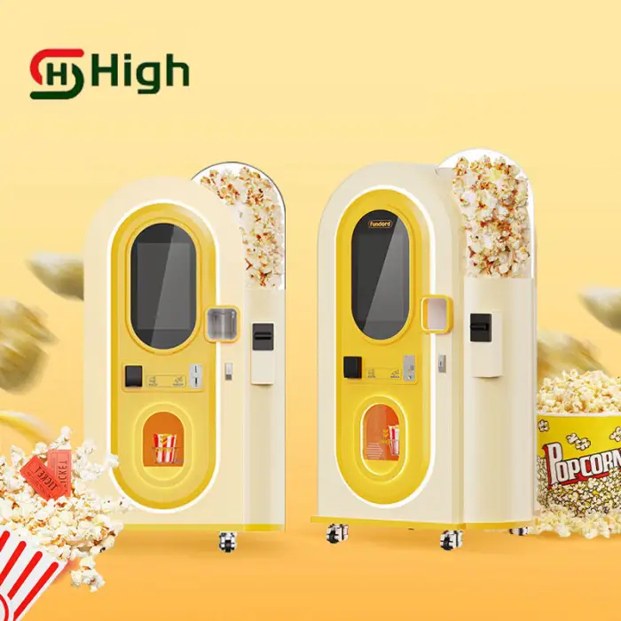 Fully Automatic Popcorn Vending Machine Coin Operated Commercial Unmanned High Quality Children Popcorn Vending Equipment