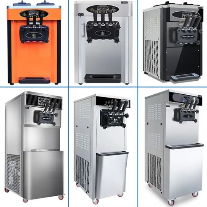 2+1 Flavors Frozen Yogurt Soft Serve Ice Cream Machine Yogurt Yogurt Ice Cream Machine Automated Ice Cream Machine