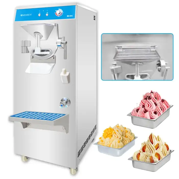 MEHEN M10E 20-40L/H Gelato Hard Ice Cream Machine / Batch Freezer / Gelato Machine