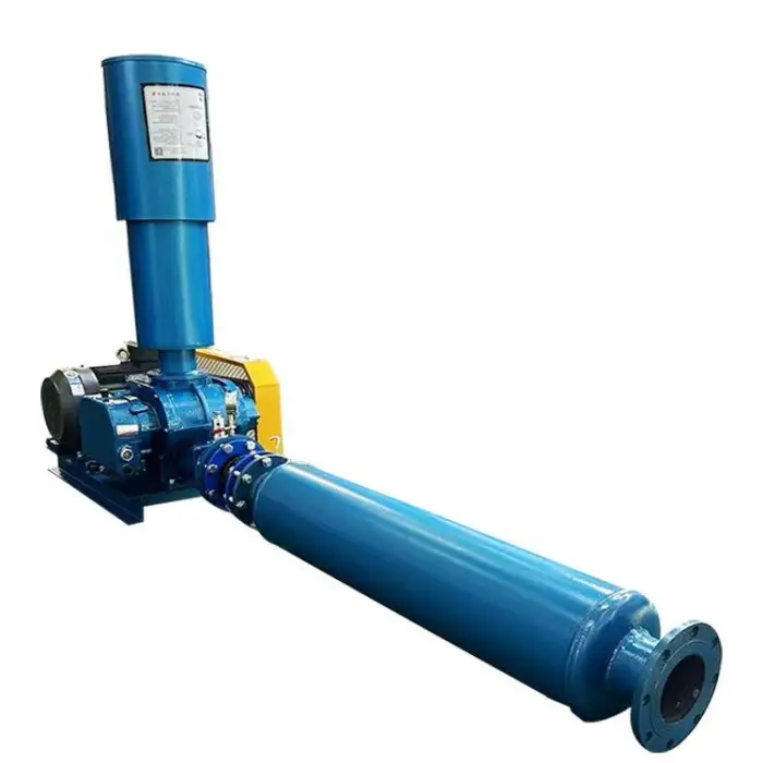 3 Leaf Roots Air Blower Fish Pond Aquaculture Wastewater Sewage Treatment Pneumatic Conveying Aerator Vacuum Industrial