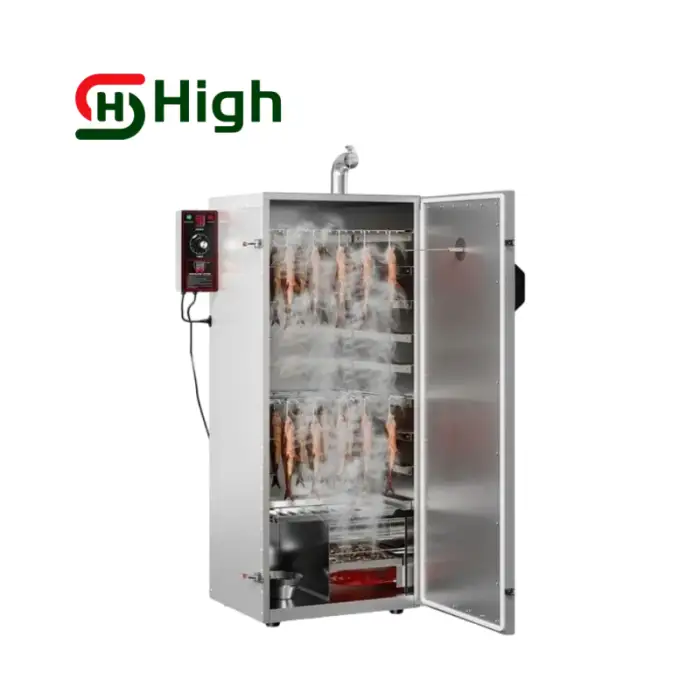 Food Grade Stainless Charcoal Smoked Sausage Curing Fish Making Smoker Meat Machine