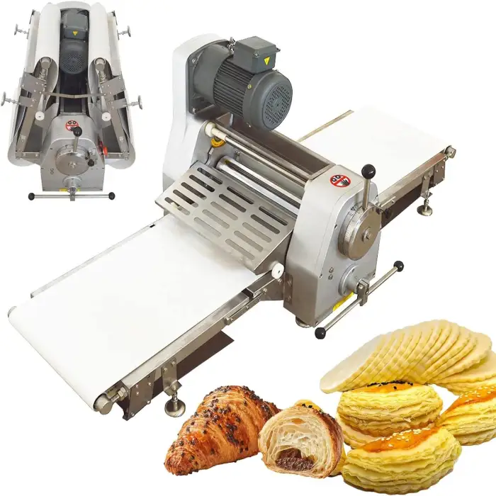 Dough Sheeter Machine Commercial Fondant Sheeter 19.7" Pasta Maker Roller Machine Foldable Dough Sheeter