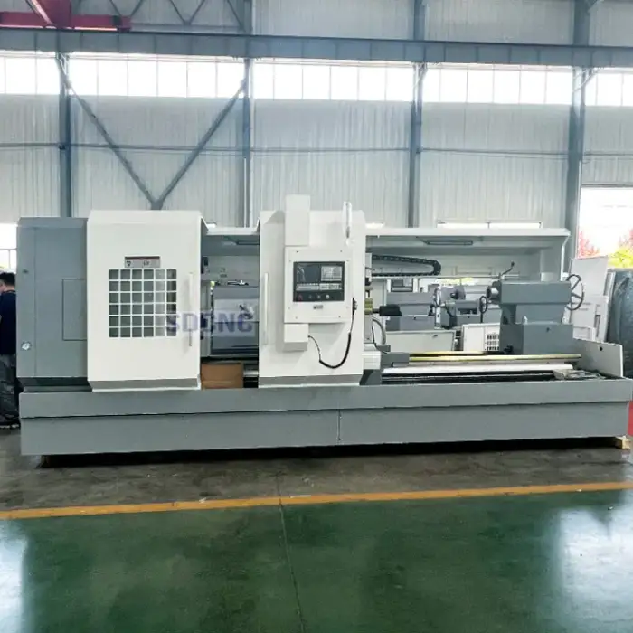 Heavy Duty Horizontal CNC Lathe Machine CK61125*4000 New Condition Flat Bed