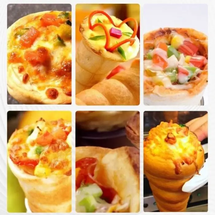 Pizza Cone Makers and Commercial Pizza Cone Production Line