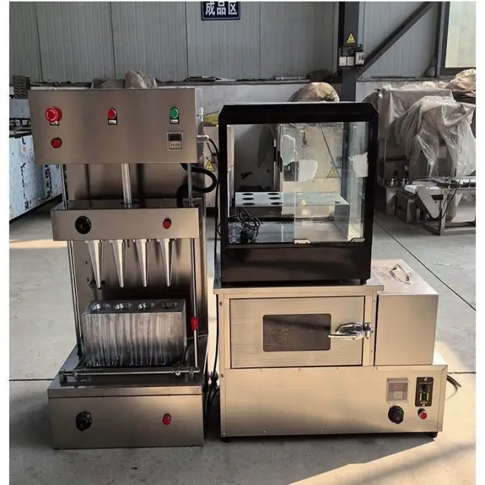 Pizza Cone Makers and Commercial Pizza Cone Production Line