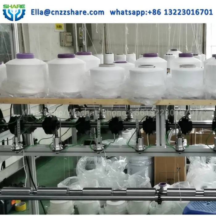 Earloop Weaving Elastic Mask Rope Making Cord Knitting Machine