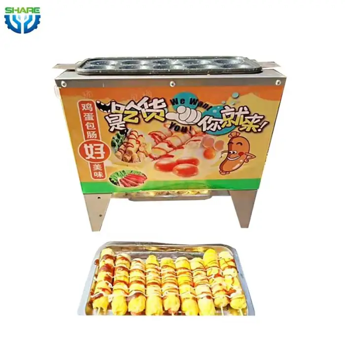 Wafer Egg Roll Machine SausageHot Dog Roll Maker