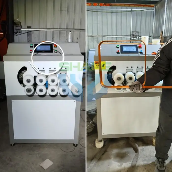 Aluminum Angle Coil Bar Cutting Profile Bending Machine