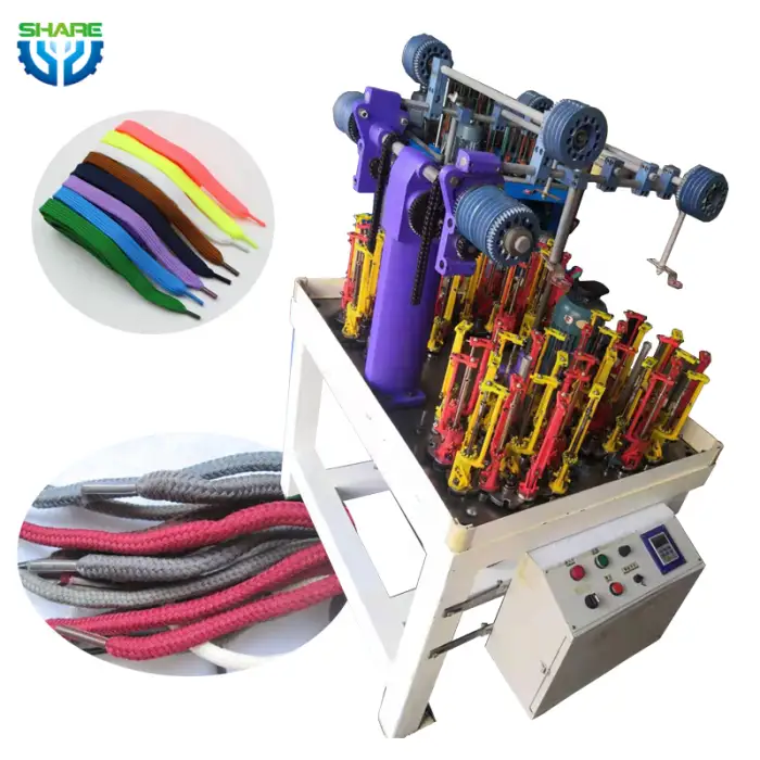 High Speed Shoelace Braiding Knitting Shoe Lace Making Machine