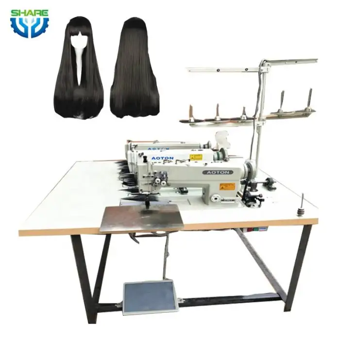 Automated Machine Weft Human Hair Extensions Hair Weave Weaving Making Machine