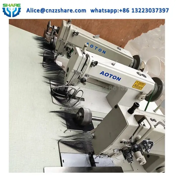 Automated Machine Weft Human Hair Extensions Hair Weave Weaving Making Machine