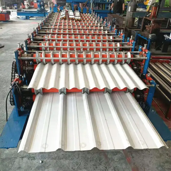 Double Layer Roll Forming Machine Corrugated Roof Sheet Making Machine Metal Roof Tile Making Machine with Cnc