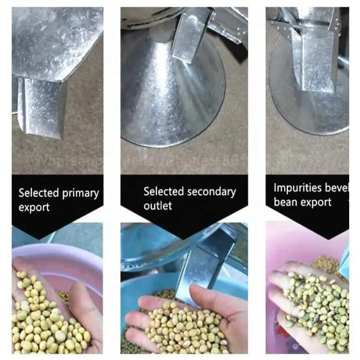 Spiral Mung Bean Soybean Screening Sorting Machine Grain Cleaning and Grading Machines