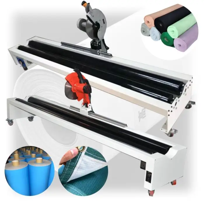 Semi-Automatic Gridding Cloth Coil Slitting Machine Roll to Sheet Cutting Machine Roll Cutting Machine