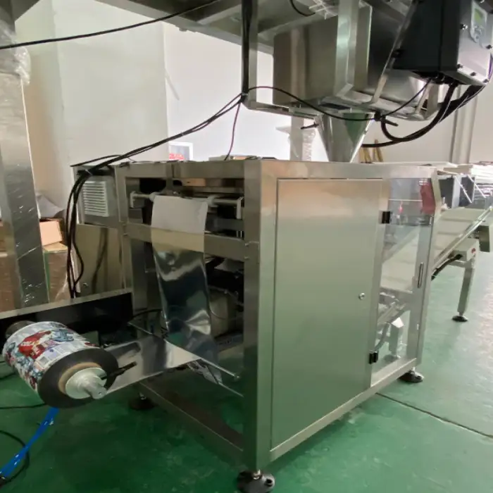 SUS304 Automatic Nuts Chips Corn Puffed Food Packing Machine Cashew Nuts Filling and Packaging Machine