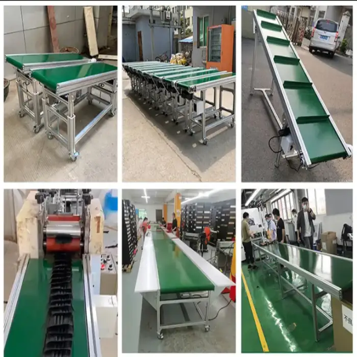 Belt Conveyor Machine With Automatic Belt