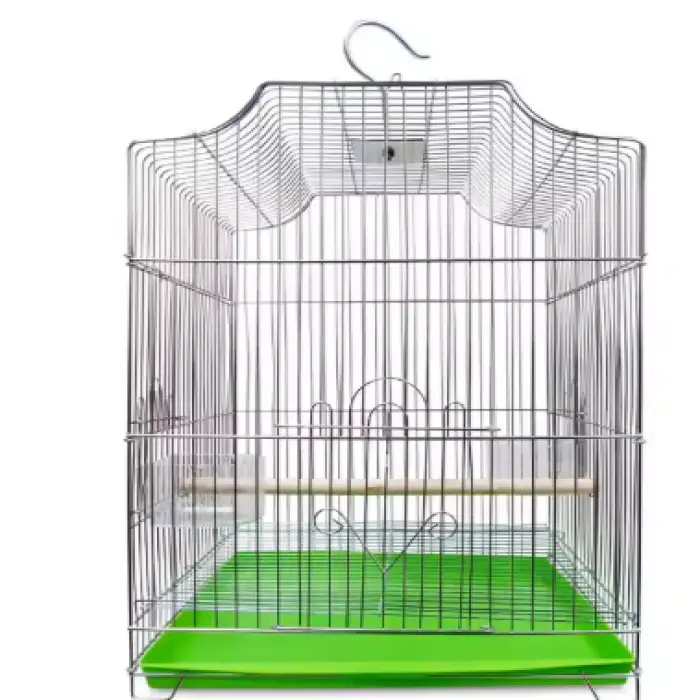 Manufacturer Wholesale Stainless Steel Stocked Large Bird Cage