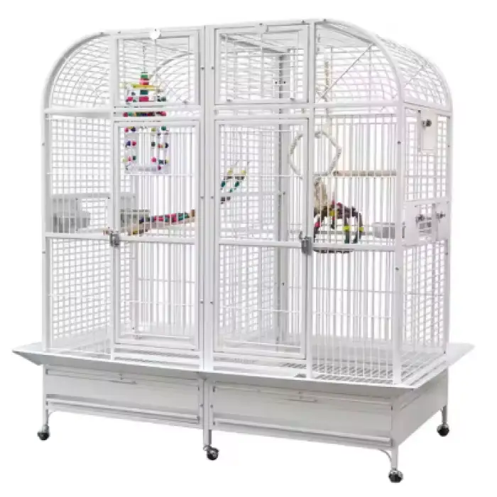 XL Size Breed Birds Villa Decorative Birds Viewing Cage Arc Shape Removable Indoor Large Pet Birds House