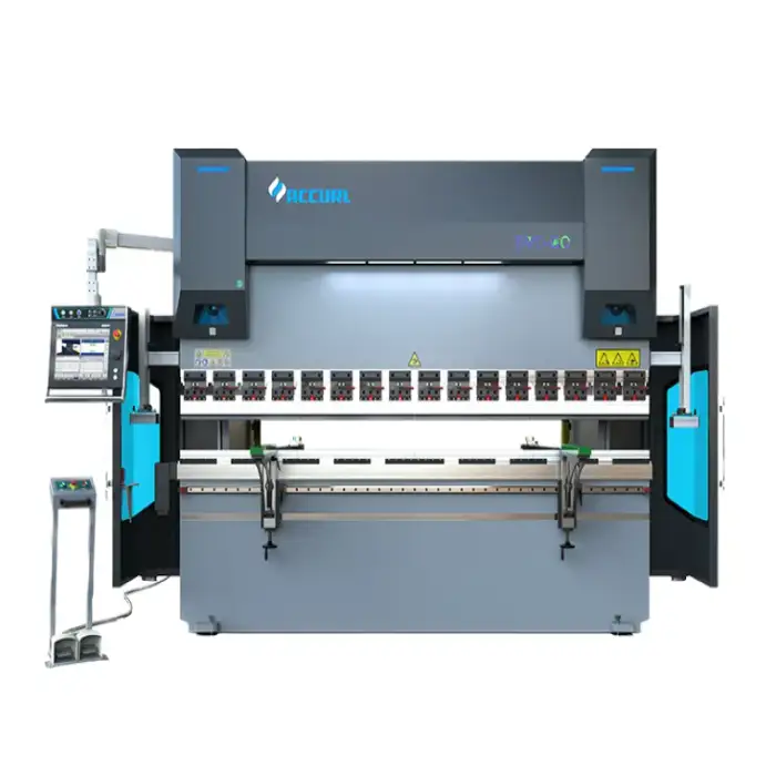 40 Ton Mini CNC Hydraulic Press Brake Metal Sheet Bending Machines With Delem DA53T Controller