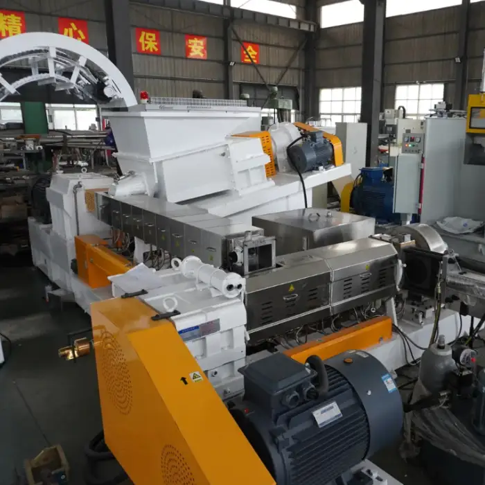 Kneader Banbury Mixer Extruder Machinery PP PE Plastic Filler Masterbatch Making Machine Calcium Carbonate Pellet Making