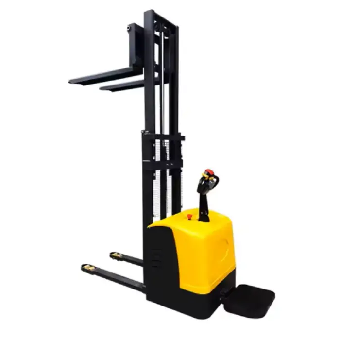 Reach 2 Ton Electric Stacker Industrial Automatic Machine New Motor Gear Retail Machinery Repair Shops With CE