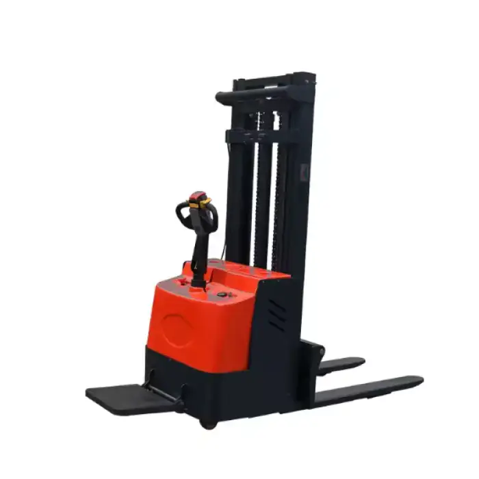 Reach 2 Ton Electric Stacker Industrial Automatic Machine New Motor Gear Retail Machinery Repair Shops With CE