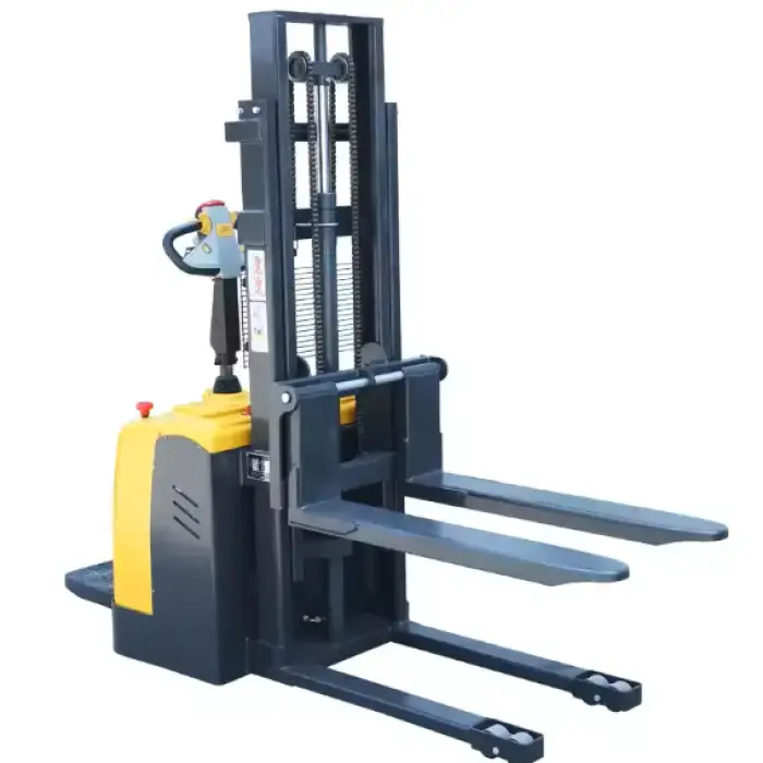 Reach 2 Ton Electric Stacker Industrial Automatic Machine New Motor Gear Retail Machinery Repair Shops With CE