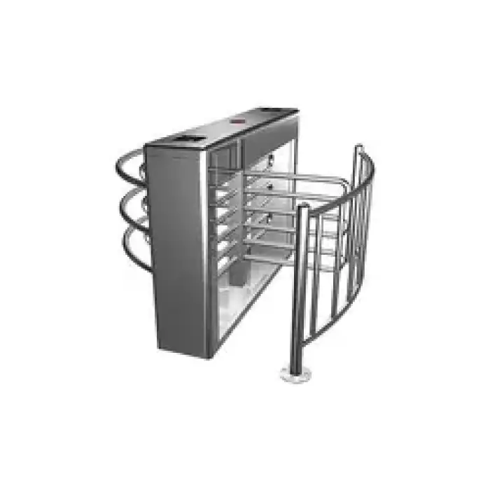 304 Stainless Steel Semi-height Turnstile Gate with Pedestrian Control System for Sports Venues, Hospitals and Automatic Gates.