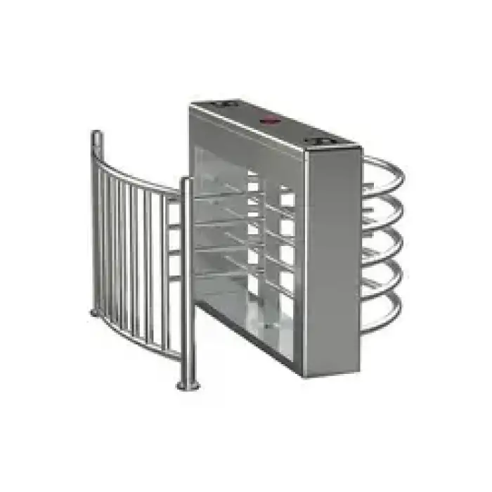 304 Stainless Steel Semi-height Turnstile Gate with Pedestrian Control System for Sports Venues, Hospitals and Automatic Gates.