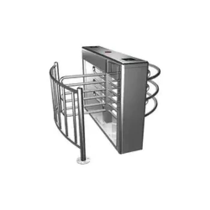 304 Stainless Steel Semi-height Turnstile Gate with Pedestrian Control System for Sports Venues, Hospitals and Automatic Gates.