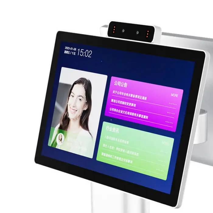 HD Screen Security Visitor Management Dynamic Face Recognition System Company Access Control Equipment