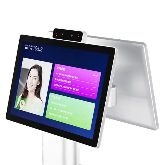 HD Screen Security Visitor Management Dynamic Face Recognition System Company Access Control Equipment