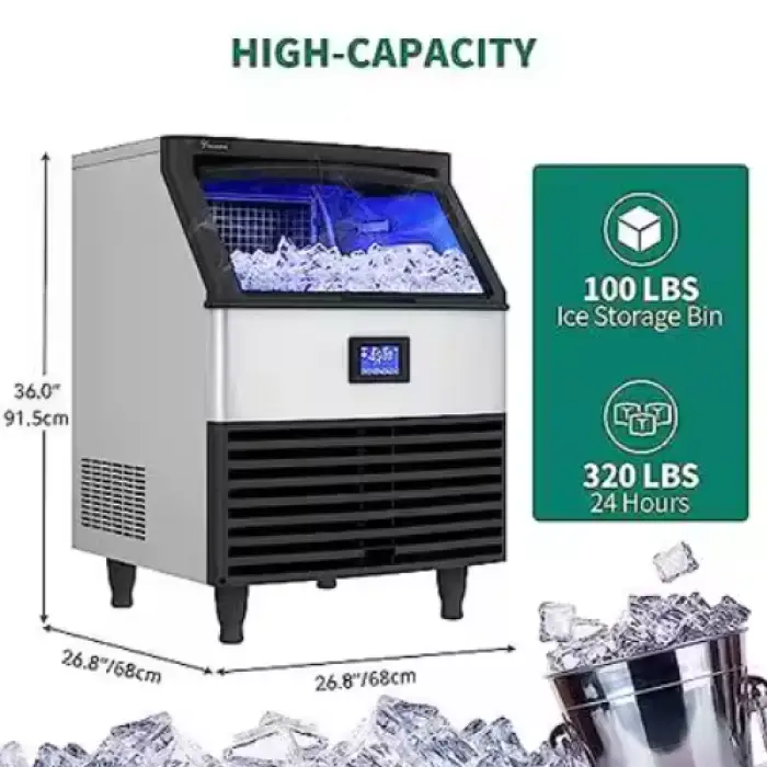 OEM Commercial Ice Cube Maker Machine Hot Sale China Electric Square