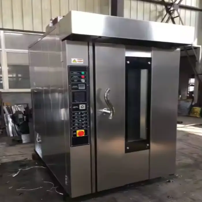 Diesel Industrial Stainless Steel Gas Baking Rotary Oven/bread Bakery Equipment/rotating Baking Oven