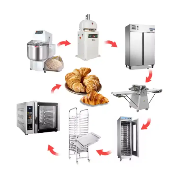 One Stop Bakery Solution Baking Equipment Full Set Bread Making Machine Bakery Equipment