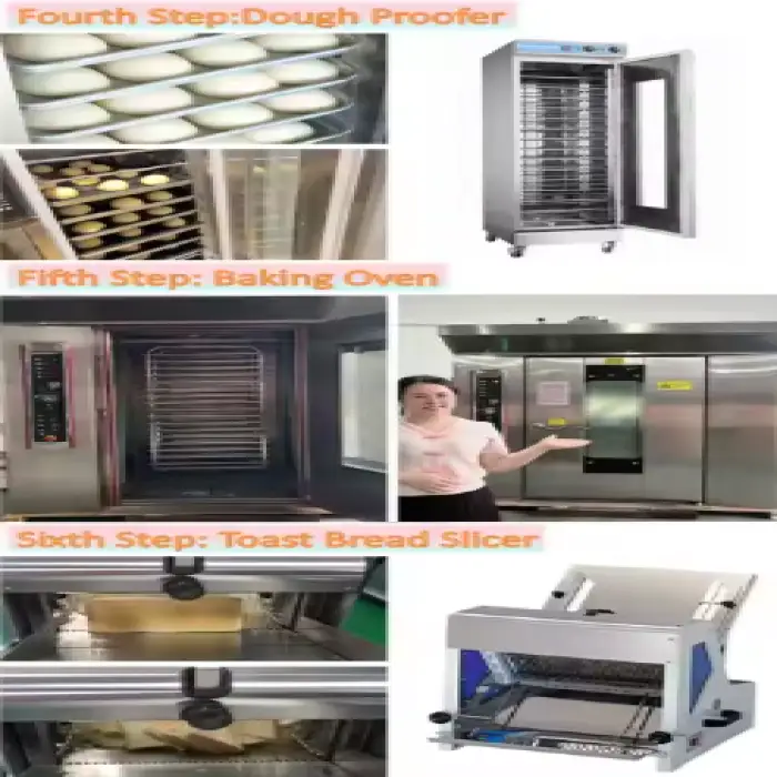 One Stop Bakery Solution Baking Equipment Full Set Bread Making Machine Bakery Equipment