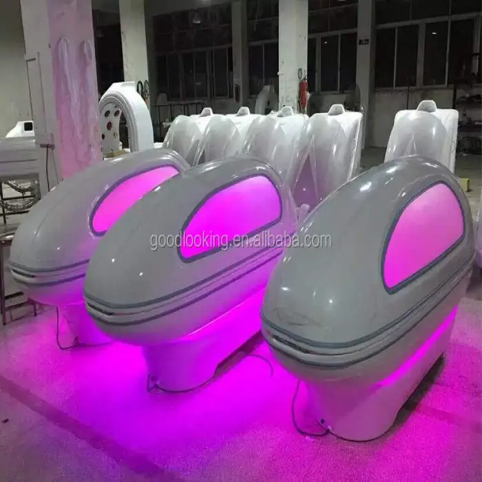 Far Infrared Sauna Spa Capsule/LED Light Therapy Bed for Full Body Steam