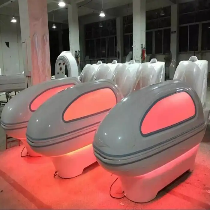 Far Infrared Sauna Spa Capsule/LED Light Therapy Bed for Full Body Steam