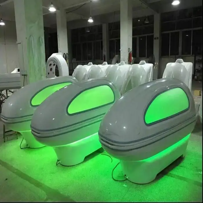 Far Infrared Sauna Spa Capsule/LED Light Therapy Bed for Full Body Steam