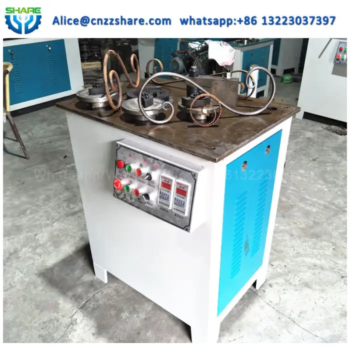 Automation Wire Wrought Iron Bending Embossing Machine