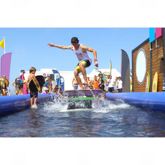 Outdoor Inflatable Skimpool Customized Size Inflatable Skimboard Track for Adults for Skimboard Games