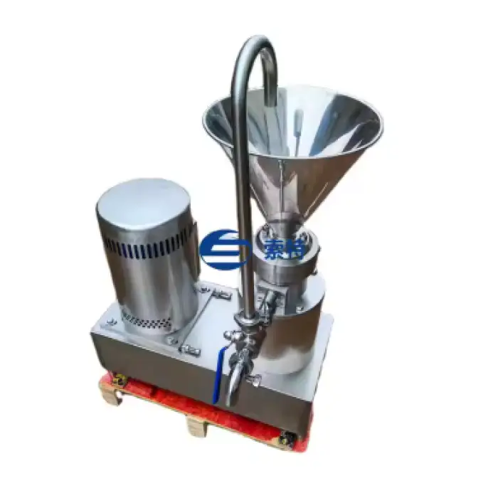 Industrial Vertical Split Colloid Mill New Condition Nut Butter Making Machine Almond Peanut Butter Gear Snack Processing